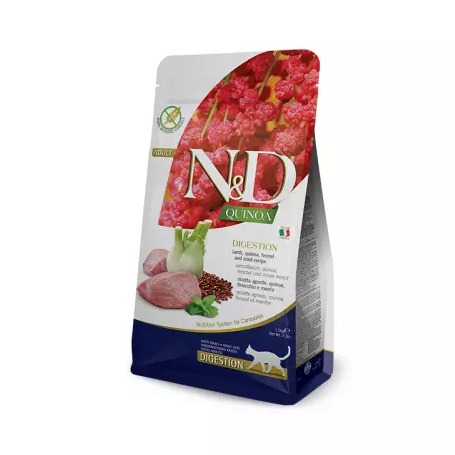 Farmina N&D cat QUINOA (GF) adult, digestion, lamb 1,5 kg
